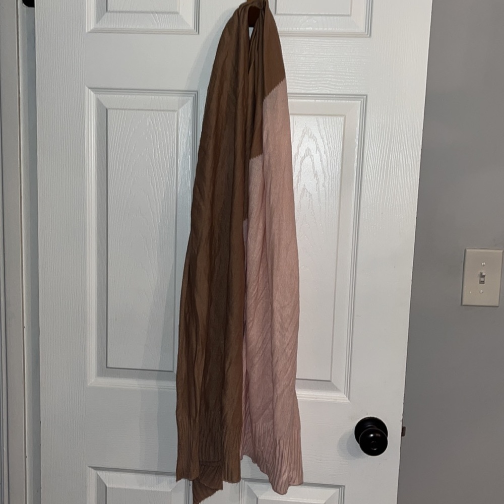 Target Tan and Soft Pink Scarf A New Day